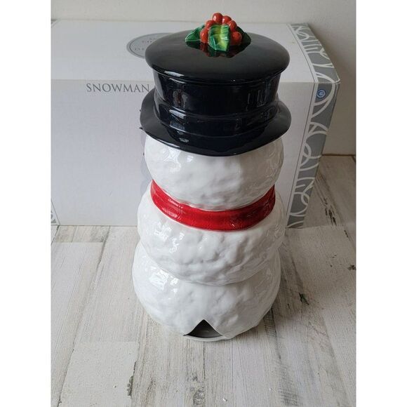 Dept 56 43217 Snowman Cider Server xmas figure - Picture 9 of 12
